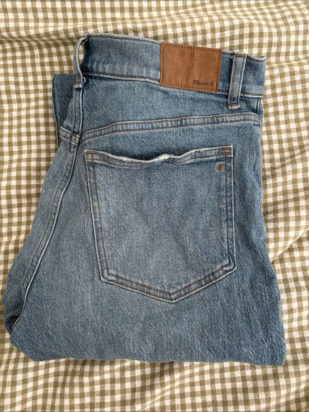 Madewell Women’s 90s STRAIGHT Blue Denim Jeans